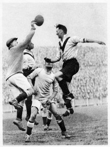 Action devant le but à Clapton Orient, Londres, 1926-1927