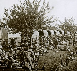 Montée vers Verdun, nord de la France, c1914-c1918