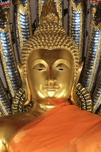 Bouddha doré prenant la terre à témoin. Wat Pho - Wat Phra Chettuphon. 1788. Bangkok. Thaïlande - Unbekannt
