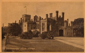 Government House, Sydney, vers 1900
