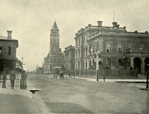 Bureaux du gouvernement, Launceston, 1901