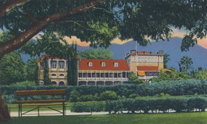 Résidence du Gouverneur, Trinidad, B.W.I., vers 1940