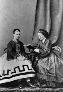 Grande Duchesse Maria Alexandrovna de Russie avec Anna Tyutcheva, 1864