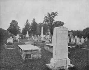 Tombes de Jonathan Edwards et Aaron Burr, Princeton, New Jersey, vers 1897