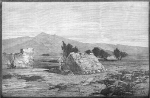 Tombes du major Blackwood et des hommes du soixante-sixième régiment, Maiwand, vers 1880