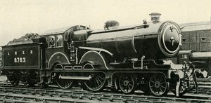Type Great Eastern 4-4-0 en livrée spéciale pour trains royaux, vers 1930 - Unbekannt