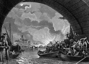 Grand incendie de Londres, 1666, 19ème siècle