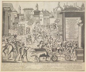 Grande peste de Milan, 1630, vers 1835