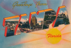 Salutations de Tampa, Floride, vers 1940 - Unbekannt