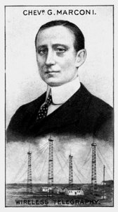 Guglielmo Marchese Marconi, ingénieur électricien italien, vers 1924