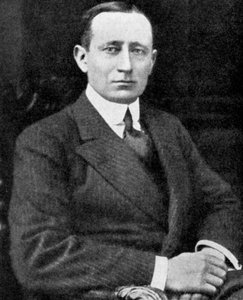 Guglielmo Marconi, inventeur italien, vers 1920