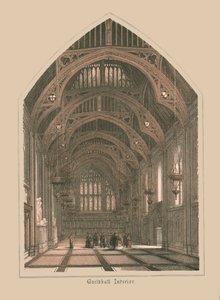 Intérieur de la Guild Hall, 1886