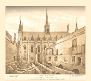Guildhall côté nord, 1882-83, 1886 - Unbekannt