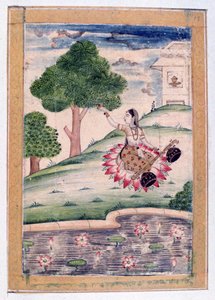 Gujari Ragini, Album Ragamala, École du Rajasthan, XIXe siècle