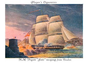 La frégate H.M. Juno échappant à Toulon, 1936 - Unbekannt