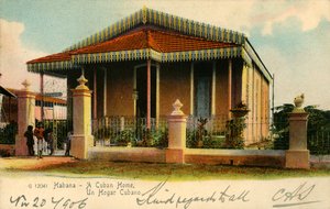 Habana - Un foyer cubain, Un Hogar Cubano, années 1900