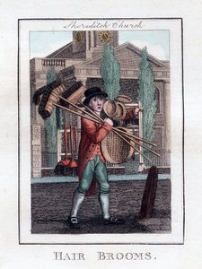 Balais en poils, église de Shoreditch, Londres, 1805