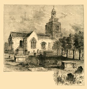 Église paroissiale de Hammersmith, en 1820