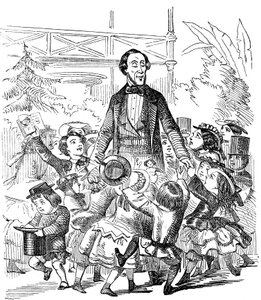 Hans Christian Andersen 1805-1875, auteur danois, 1857