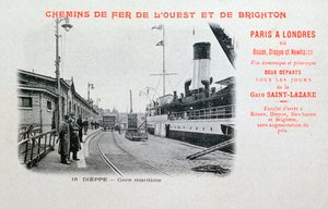 Gare maritime, Dieppe, vers 1900 - Unbekannt