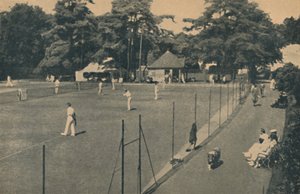 Courts de tennis durs, Upper Gardens, 1929
