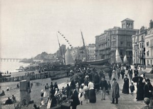 Hastings - Le Front, montrant la jetée, 1895 - Unbekannt