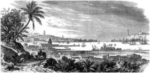La Havane, Cuba, vers 1865