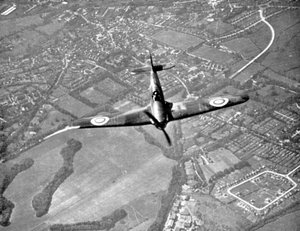 Hawker Hurricane en vol, Bataille d