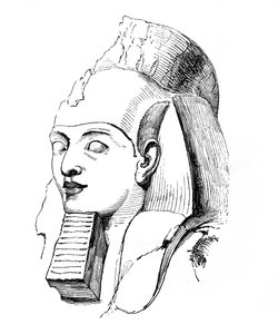 Tête de Ramsès, 1848