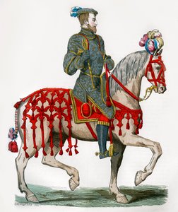 Henri II de France, en tant que capitaine de la cavalerie légère, 16e siècle 1882-1884