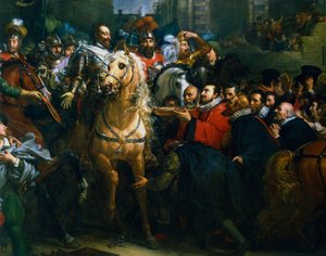 Henri IV de France entrant à Paris, 22 mars 1594, 19e siècle
