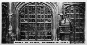 Chapelle Henri VII, Abbaye de Westminster, Londres, vers 1920s