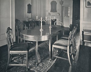 Mobilier de salle à manger en acajou Hepplewhite, 1760-1770, 1928