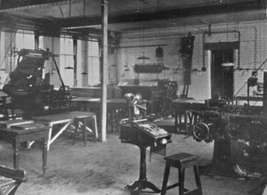 Heriot-Watt College, Édimbourg - Département des machines à imprimer