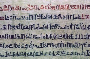 Écriture hiératique égyptienne du Livre des Morts