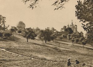 Haut sur une petite colline dans le parc de Greenwich - car même les petites collines sont comptées hautes à Londres