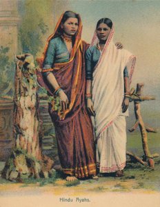 Ayahs hindous, vers 1910