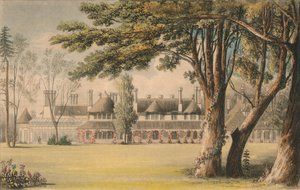 Le Cottage de Sa Majesté, vu de la pelouse, 1823