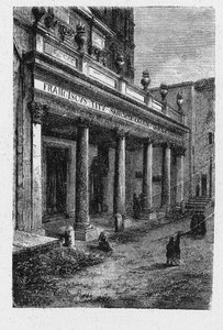 Histoire de la Rome antique. Santa Cecilia in Trastevere est une église du 5ème siècle à Rome, en Italie, dédiée à Sainte Cécile, dans le quartier de Trastevere.