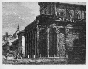 Histoire de la Rome antique. Le temple d