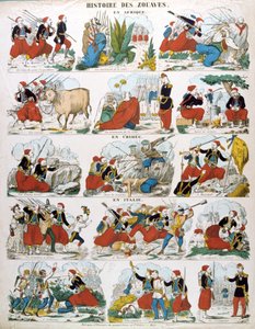 Histoire des zouaves en Afrique, en Crimée et en Italie, 19e siècle - Unbekannt