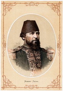 Hobart Pacha, officier naval anglais et conseiller naval en Turquie, vers 1880