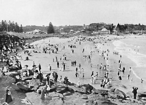 Temps de vacances, baie de Coogee, vers 1900