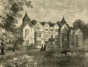 Holland House, vue du nord, vers 1876