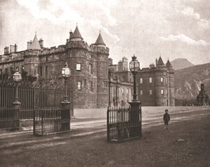 Holyroodhouse, Édimbourg, Écosse, 1894 - Unbekannt
