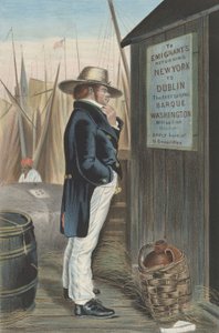 Retour à la maison New York, vers 1860