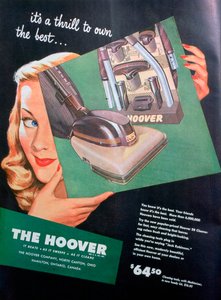 Publicité Hoover, 1946