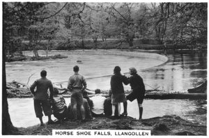 Chutes de Horse Shoe, Llangollen, 1937