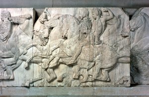 Cavaliers de la frise du Parthénon, 447-432 av. J.-C.