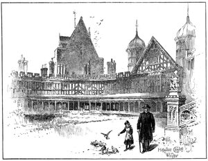 Horseshoe Cloisters, Château de Windsor, 1900